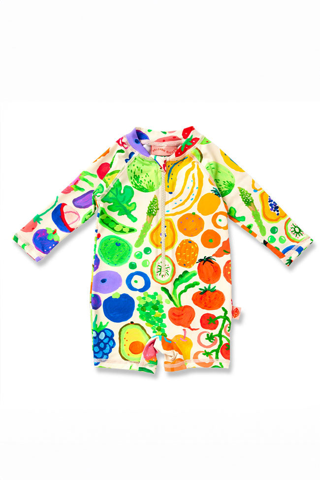 Halcyon Nights Kids Long Sleeve Supersuit - Eat The Rainbow