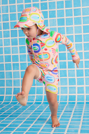 Halcyon Nights Kids Long Sleeve Supersuit - Fancy Fins