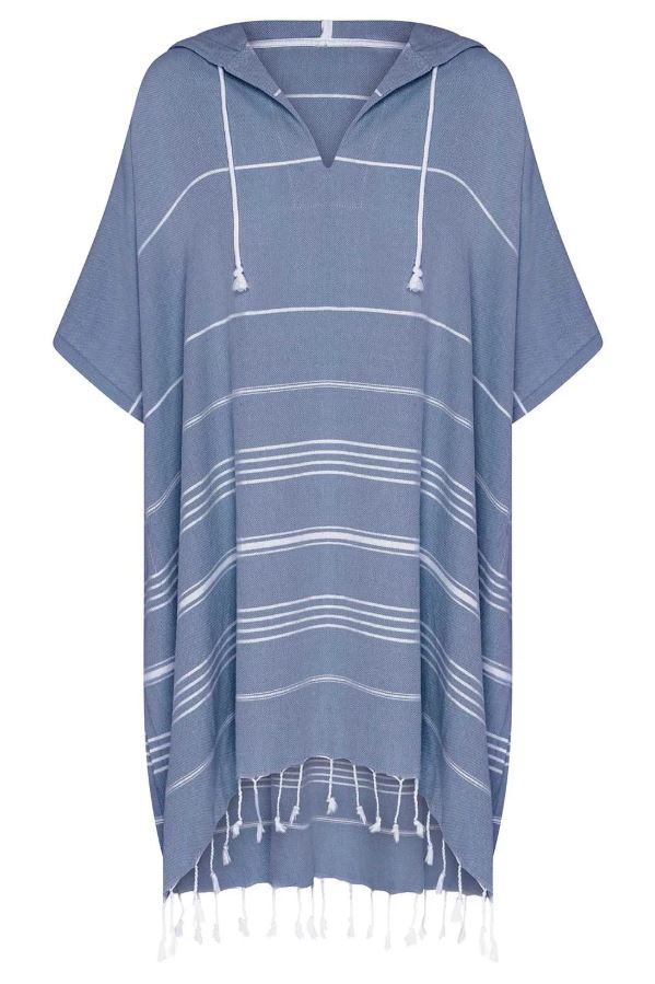 Sunseeker Poncho - Summer Stripe