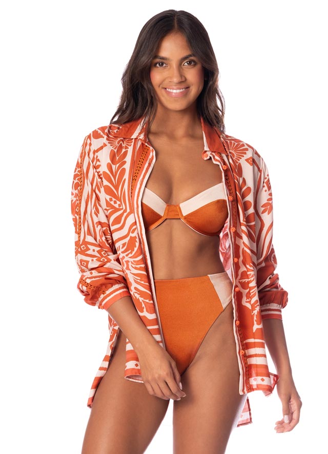 Maaji Atlas Shirt - Botanic Engraving