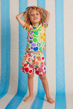 Halcyon Nights Kids Boardshorts - Eat The Rainbow