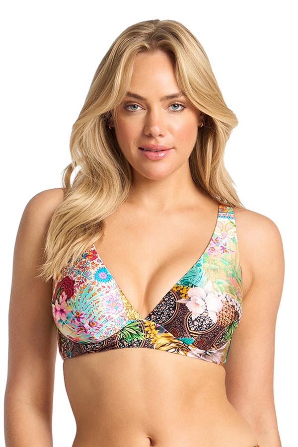 Sunseeker DD/E Underwire Tri Bra - Papaya