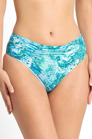 Sunseeker Ruched Mid Rise Pant - Sundance