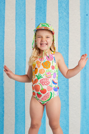 Halcyon Nights Kids Swim Hat - Eat The Rainbow