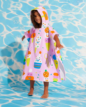 Halcyon Nights Kids Hooded Towel - Sundae Day
