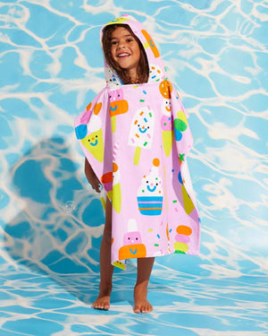 Halcyon Nights Kids Hooded Towel - Sundae Day