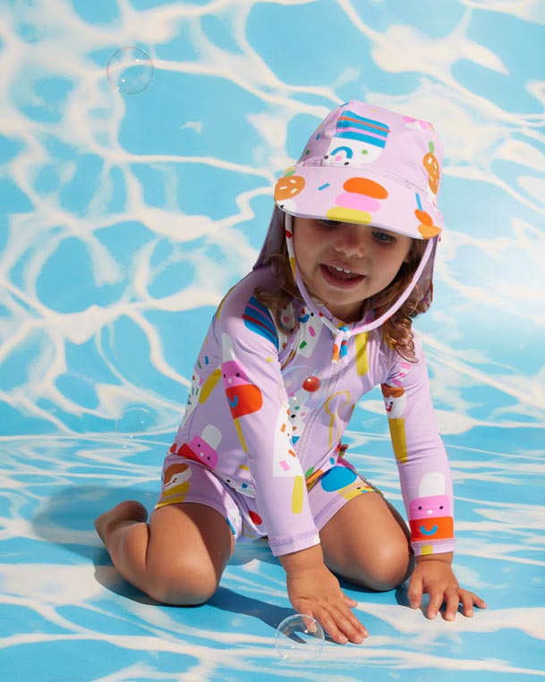 Halcyon Nights Swim Hat - Sundae Fun Day