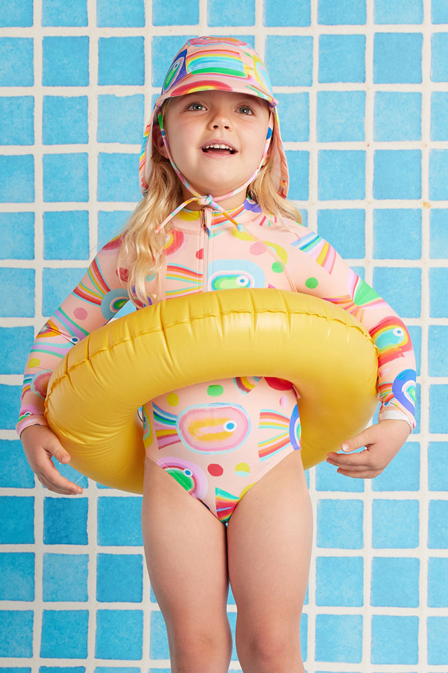 Halcyon Nights Kids Swim Hat - Fancy Fins