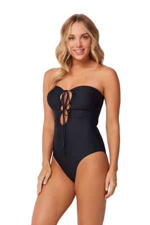 Monte & Lou Keyhole Bandeau One Piece - Separates