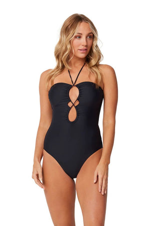 Monte & Lou Keyhole Bandeau One Piece - Separates