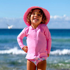 Salty Ink Little Girls Swim Pant - Miss Bloom