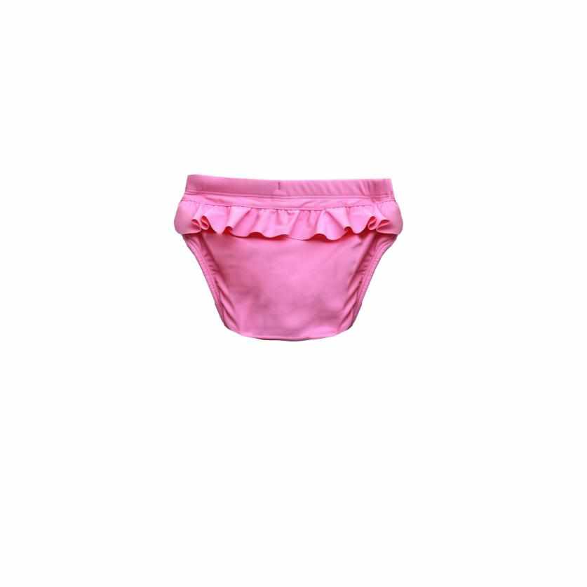 Salty Ink Little Girls Swim Pant - Candy Pink