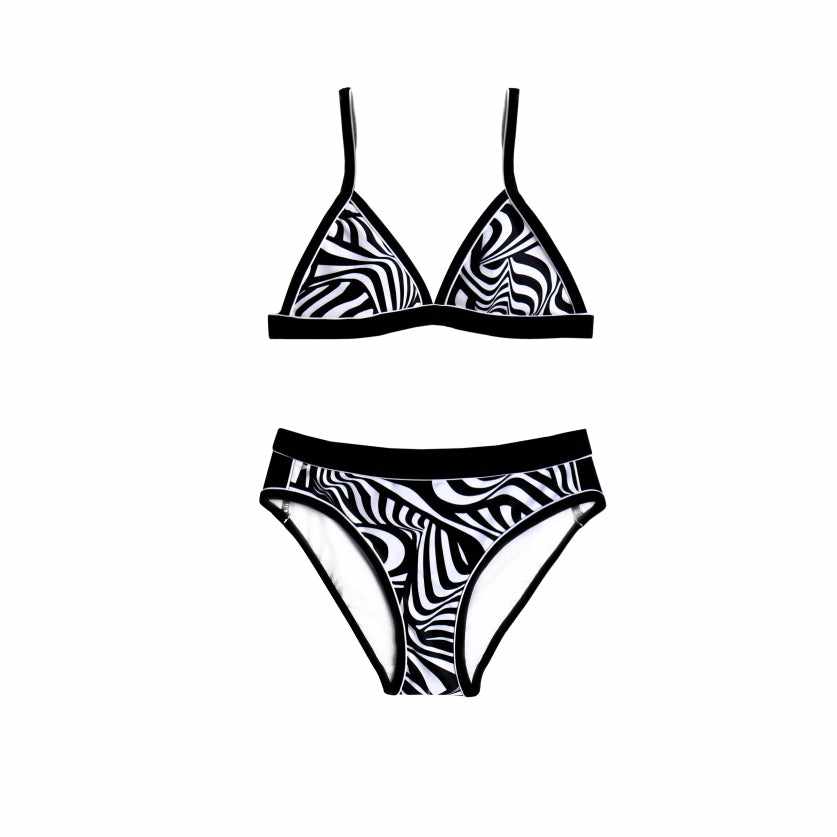 Salty Ink Girls Tri Bikini - Mod Squad