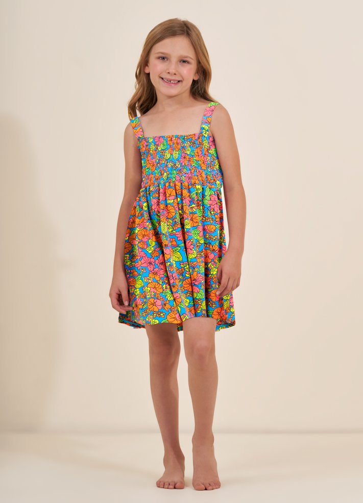 Maaji Girls Bouquet Short Dress - Poppy