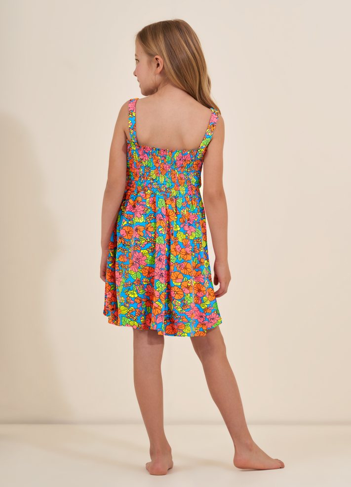 Maaji Girls Bouquet Short Dress - Poppy