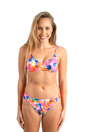 Salty Ink Ladies Gidget Bra - Ibiza Sunset