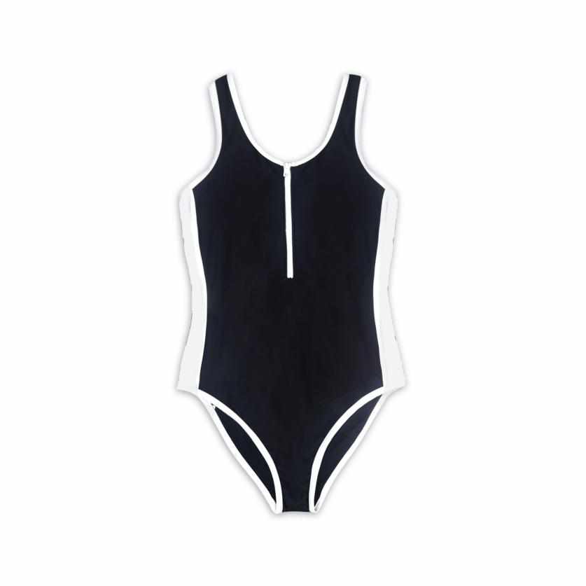Salty Ink Salty Zip One Piece - Plains