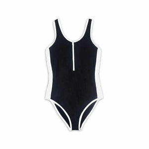 Salty Ink Salty Zip One Piece - Plains
