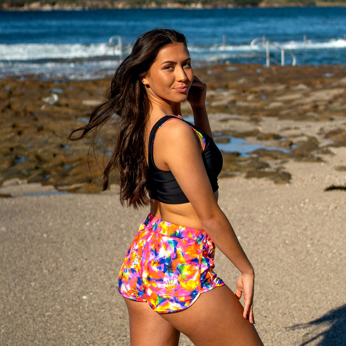 Salty Ink Ladies Boardie - Ibiza Sunset