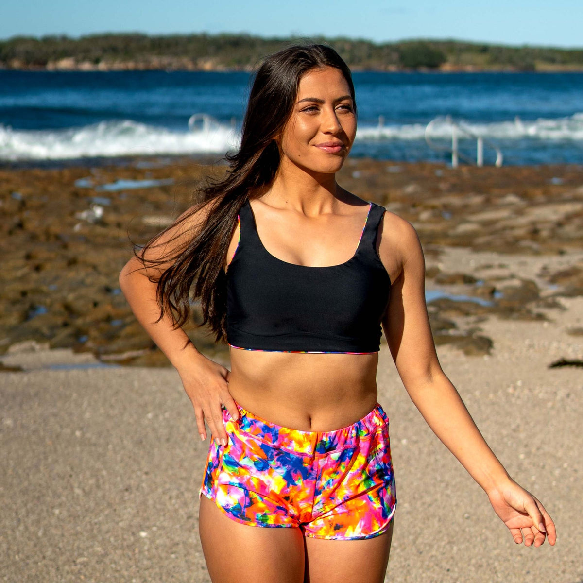 Salty Ink Ladies Boardie - Ibiza Sunset