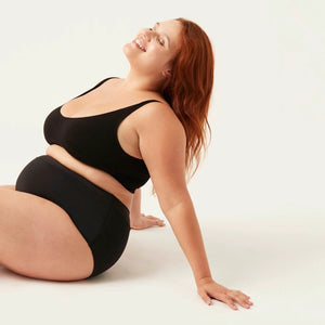 Modibodi Ladies Recycled Period Swimwear Hi-Waist Bikini Brief Light-Moderate