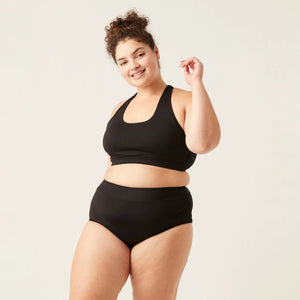 Modibodi Ladies Recycled Period Swimwear Hi-Waist Bikini Brief Light-Moderate