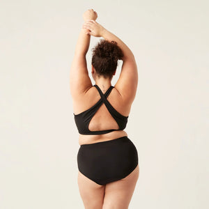 Modibodi Ladies Recycled Period Swimwear Hi-Waist Bikini Brief Light-Moderate