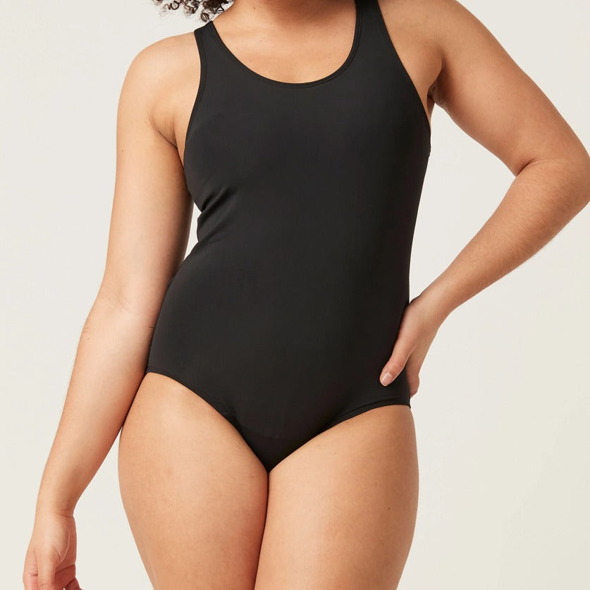 Modibodi Teen Recycled Period Swimwear Racerback One Piece Light-Moderate