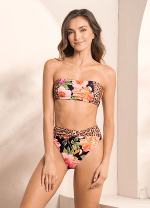 Maaji Mandolin Reversible Bandeau Bikini Top - Catchy