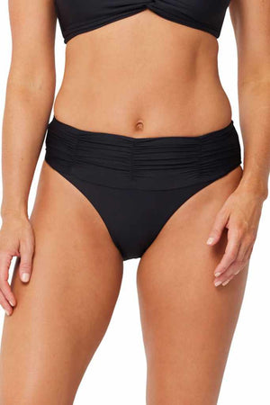 Monte & Lou Mid Rise Ruched Pant - Separates