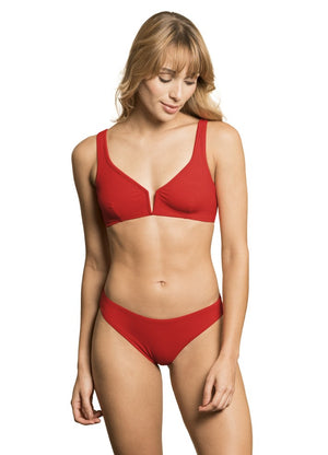 Maaji Sublimity Classic Bikini Bottom - Crimson
