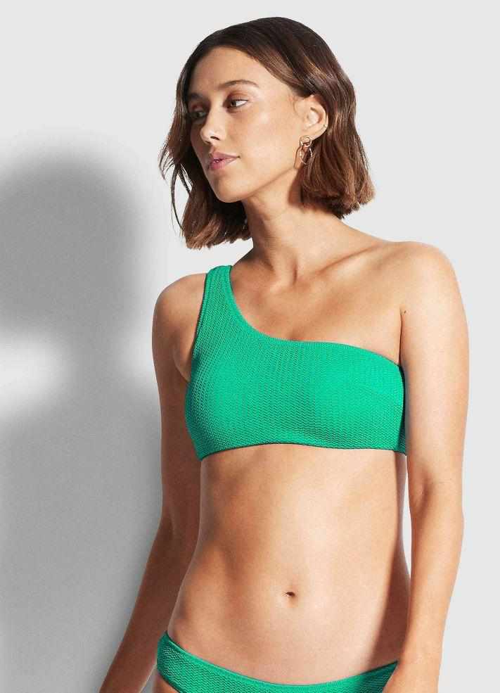 Seafolly One Shoulder Top - Sea Dive