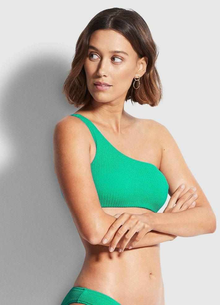 Seafolly One Shoulder Top - Sea Dive