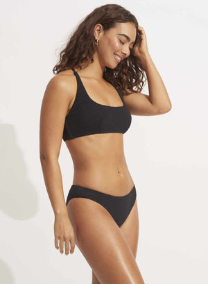 Seafolly Scoop Neck Halter Bra - Sea Dive