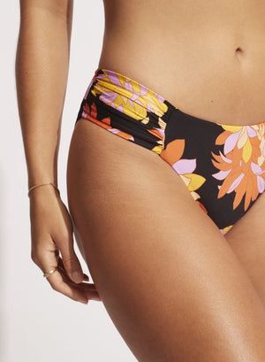 Seafolly Ruched Side Retro - Palm Springs
