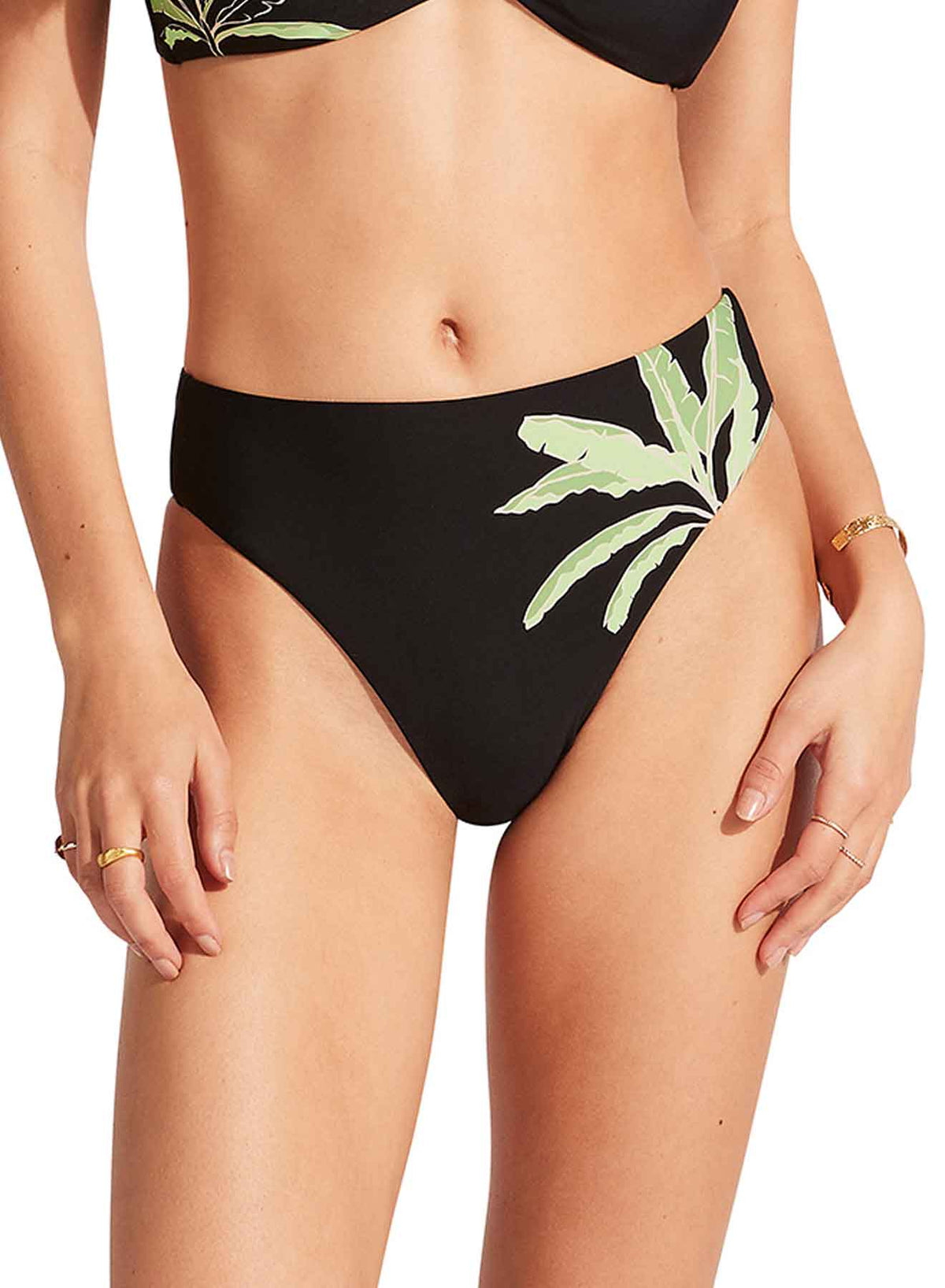 Seafolly High Rise Pant - Palm Paradise