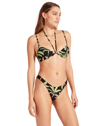Seafolly High Cut Rio - Palm Paradise