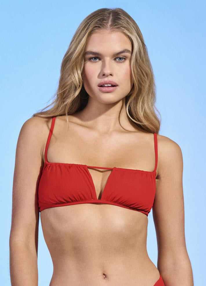 Maaji Emma Bralette Top - Crimson