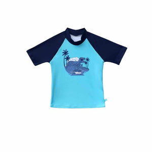 Salty Ink Boys Short Sleeve Rashvest - Tiki