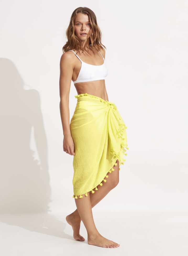 Seafolly Cotton Gauze Sarong - Beach Edit