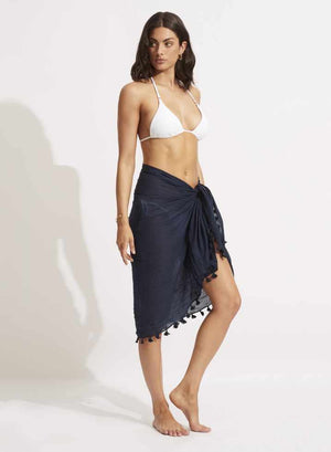 Seafolly Cotton Gauze Sarong - Beach Edit