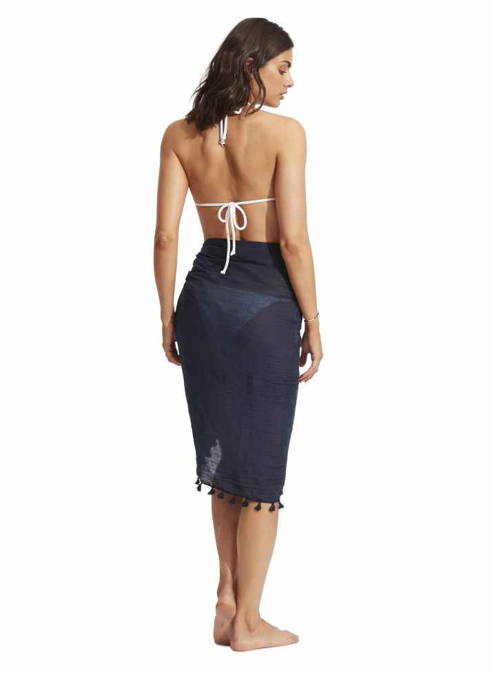 Seafolly Cotton Gauze Sarong - Beach Edit