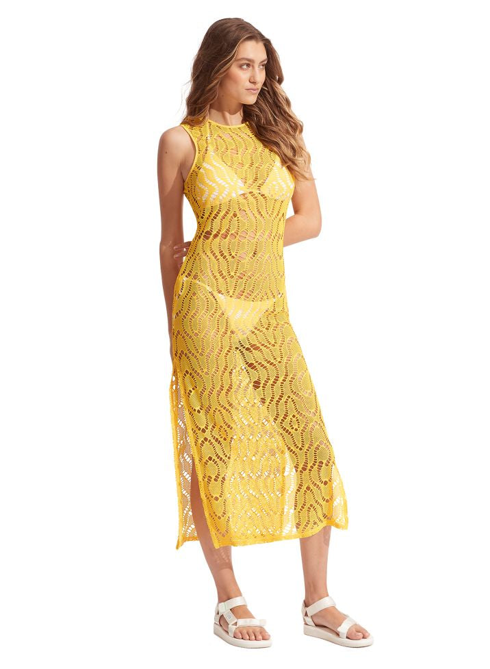 Seafolly Bamba Mesh Cover Up - Beach Edit