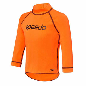 Speedo Toddler Boys Long Sleeve Sun Top - Fluro Orange