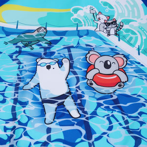 Speedo Toddler Girls Longsleeve Frill One Piece - Down Under