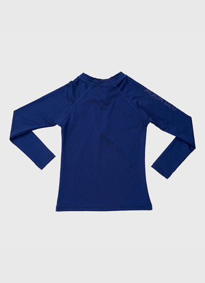 Aqua Blu Junior Boys Long Sleeve Rashie - Building Blocks