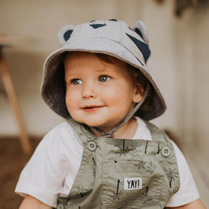 Bedhead Toddler Kids Bucket Hat UPF50+ - Tiger Grey Marle