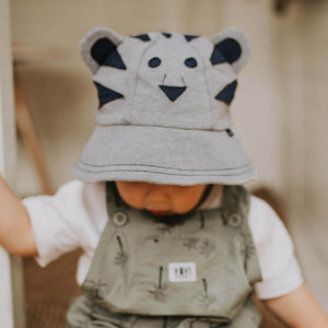 Bedhead Toddler Kids Bucket Hat UPF50+ - Tiger Grey Marle