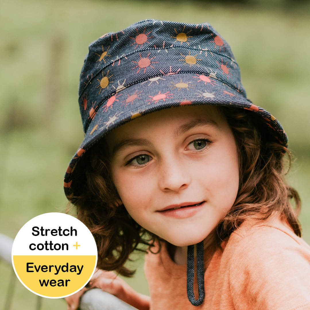 Bedhead Kids Classic Bucket Sun Hat UPF50+ - Sonny