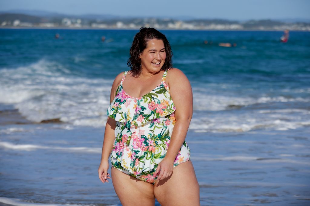 Capriosca 3 Tier Tankini Top - Bora Bora White